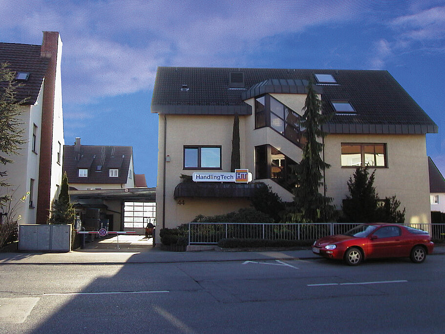 Original company building of the Hutzel group in Stuttgart-Möhringen