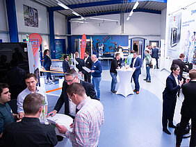 Gemütlicher Ausklag beim TechDay im Vertriebscenter Werdohl bei HandlingTech